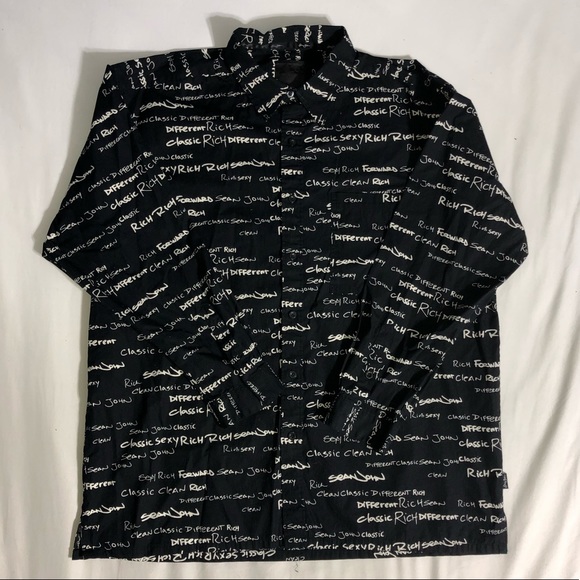 Vintage Sean John Spellout Shirt - Picture 3 of 5